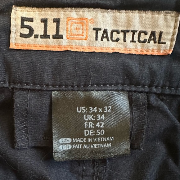 5.11 TACTICAL navy blue men’s tactical pants size 34 x 32 - Picture 7 of 7